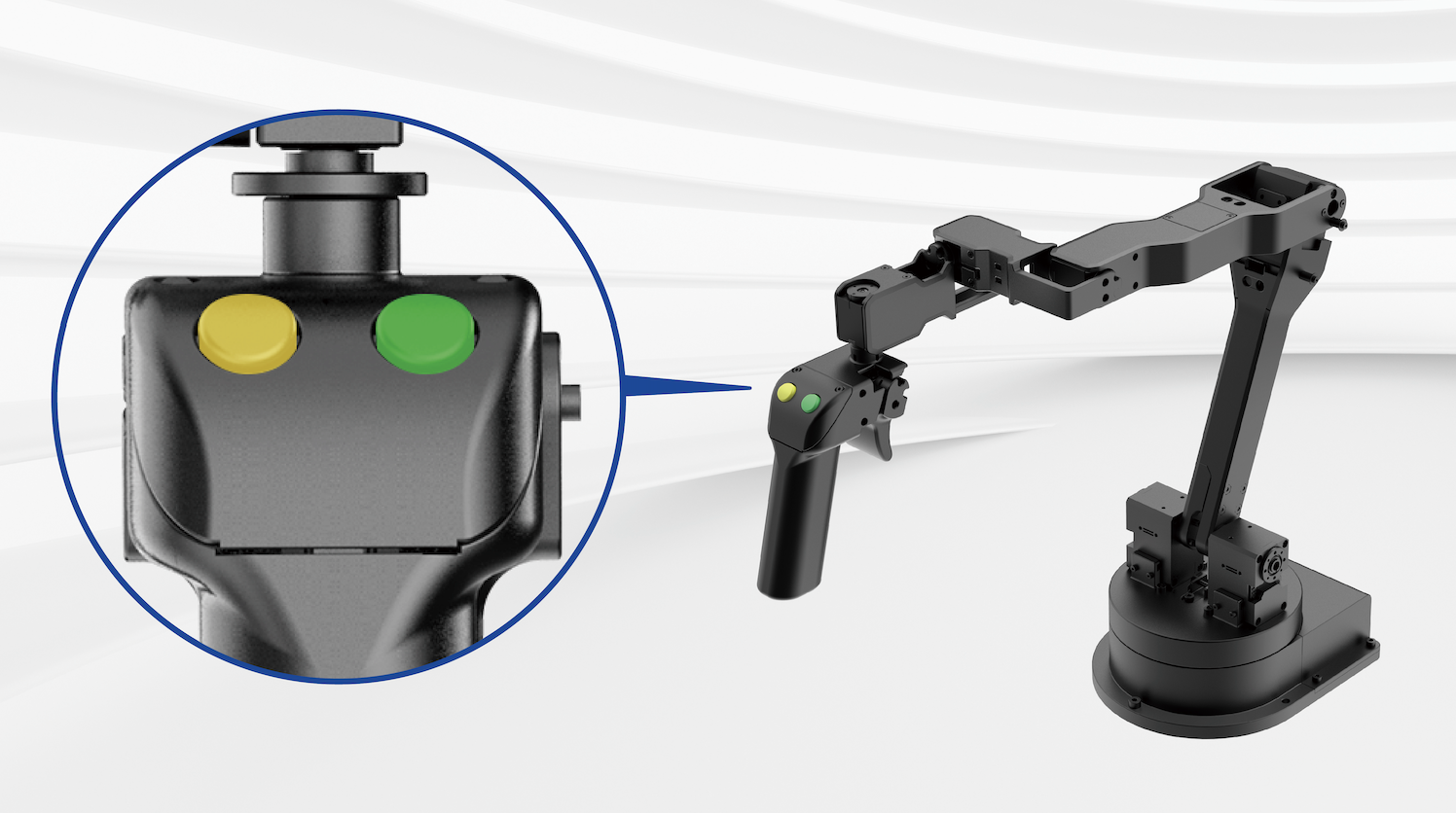 具身智能機器人,具身智能,X-Trainer,AI機器人、快捷按鈕 高效控制