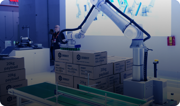 智能碼垛機器人,碼垛自動化方案,智能碼垛工作站、越疆智能碼垛